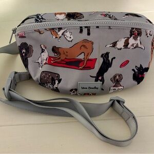 Vera Bradley Multicolor Dog Pattern Waist Bag